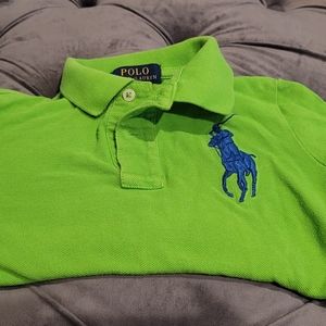 Lime Green Short Sleeve Polo